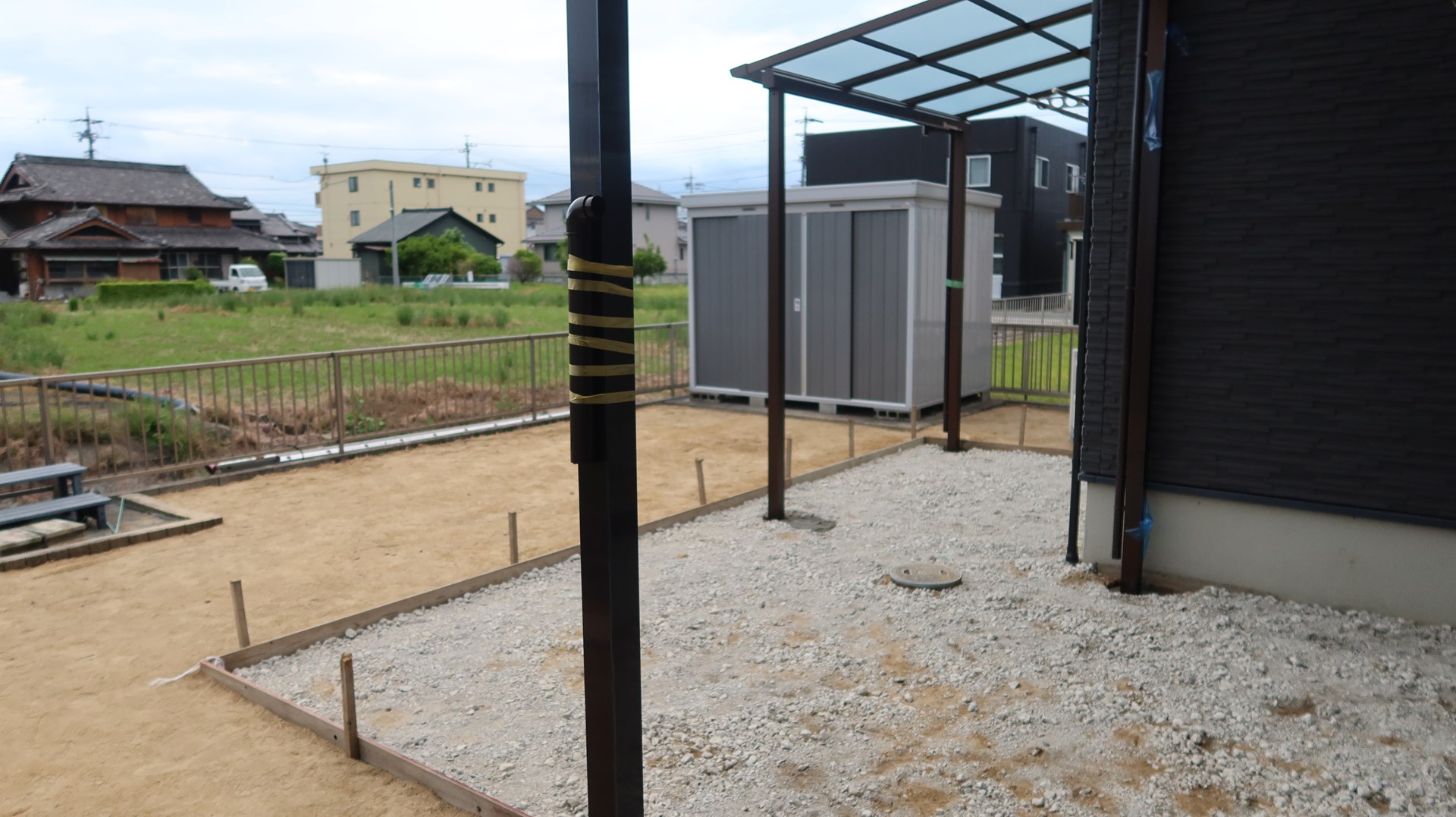 テラス屋根ソラリアの躯体固定
